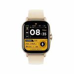 S12 Smart Watch Heart Rate Weather Blood Pressure Meter Movement Bracelet(Gold With Call)