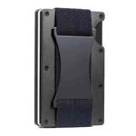 ZDL-05 Tracker Protection Organizer Metal Card Holder For AirTag(Black)