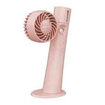 Spray Handheld Hydration Fan Portable USB Mute Desktop Humidifier Fan(Pink)
