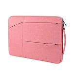 ST02 Large-capacity Waterproof Shock-absorbing Laptop Handbag, Size: 13.3 inches(Lady Pink)
