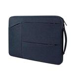 ST02 Large-capacity Waterproof Shock-absorbing Laptop Handbag, Size: 13.3 inches(Navy Blue)