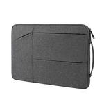 ST02 Large-capacity Waterproof Shock-absorbing Laptop Handbag, Size: 15.6 inches(Deep Sky Gray)