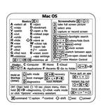 PC Reference Keyboard Shortcut Sticker Adhesive For PC Laptop Desktop(For Mac)