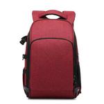 Cationic SLR Backpack Waterproof Photography Backpack with Headphone Cable Hole(Red)