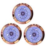 3 PCS Epoxy Constellation Mobile Phone Ring Holder Ring Buckle(Lilac Purple)