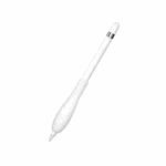 Tablet Stylus Pencil Silicone Case For Apple Pencil 1/2 Gen(White)