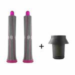 One Pair Long Barrels +1 Adapter For Dyson Hair Dryer Curling Iron Accessories