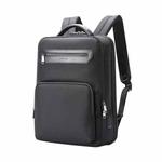 Bopai 61-121518 Multi-compartment Waterproof Expandable Backpack with USB Charging Hole(Black)