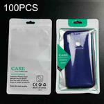 100PCS Phone Case Translucent Yin Yang Self-sealing Packaging Bag(Green)