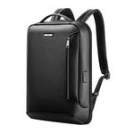 Bopai 61-109311 Large Capacity Lightweight Waterproof Laptop Backpack with USB Charging Port(Black)