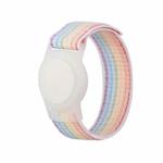 220mm For AirTag Tracker Child Adult Nylon Strap Wristband Protective Case  (Colorful)