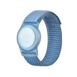 170mm For AirTag Tracker Child Adult Nylon Strap Wristband Protective Case  (Capu Blue)