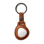 Leather Keychain Protective Sleeve For Huawei Tag GPS Tracker Locator(Brown)