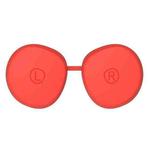 Dustproof Scratch Resistant VR Glasses TPU Lens Protector, For Oculus Quest 2(Red)