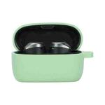 For Jabra Elite75T Sports Bluetooth Headphones Soft Silicone Case with hooks(Matcha Green)