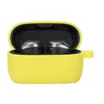 For Jabra Elite75T Sports Bluetooth Headphones Soft Silicone Case with hooks(Yellow)