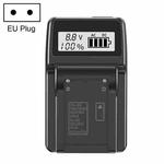 F550/F750/F970 LCD Single Charger Camera Battery Charger, EU Plug