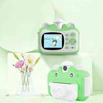 KX01-1 Smart Photo and Video Color Digital Kids Camera without Memory Card(Green+White)