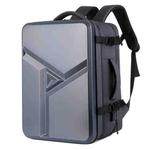 Large-capacity Waterproof Expandable Hard Shell Backpack with USB Charging Hole(161 Dark Gray)