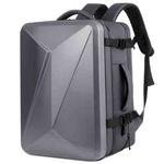 Large-capacity Waterproof Expandable Hard Shell Backpack with USB Charging Hole(162 Deep Gray)