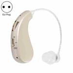 Portable Rechargeable Invisible Hearing Aid EU Plug(Gold)