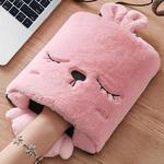 USB Heated Mouse Pad Winter Warm Electric Gloves, Color: 5V Pink