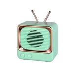 DW02 TV Shaped Retro BT Speaker Support  TF Card FM(Matcha Green)