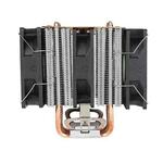 Computer 6 Copper Tube CPU Radiator CPU Fan,Spec: 3 Fans Without Light