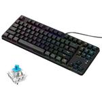 Ajazz AK873 87 Keys Mixed Light Version Hot Swap Wired DIY Customized Mechanical Keyboard(Green Shaft)