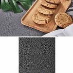 40x40CM Thick Sand Solid Color Background Plate Photo Photography Props(Dark Gray)