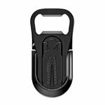 Multifunction Car Air Vent Phone Holder Finger Ring Phone Bracket Bottle Opener(Black)