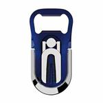 Multifunction Car Air Vent Phone Holder Finger Ring Phone Bracket Bottle Opener(Blue)