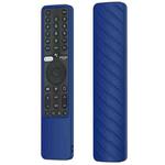 Suitable for Xiaomi P1 Remote Control Twill Washable Drop-proof Silicone Case(Blue)