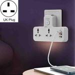 LDNIO SC2311 20W PD+QC 3.0 Multifunctional Home Fast Charging Socket with Night Light, Spec: UK Plug