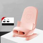 15W Chair Phone Wireless Charger Phone Charging Stand,Spec: Magnetic Charging Pink