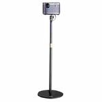 SSKY L38 Bed Floor Telescoping Table Projector Support, Style: Telescopic Version (Black)