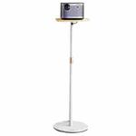 SSKY L38 Bed Floor Telescoping Table Projector Support, Style: Tray Version (White)