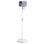 SSKY L38 Bed Floor Telescoping Table Projector Support, Style: Telescopic Version (White)