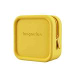 Fungoofun Candy Color EVA Travel Digital Storage Bag Cosmetic Bag, Color: Square Yellow
