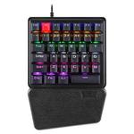 XINMENG K106 36 Keys Single-hand Keyboard Phone Game External Keyboard, Cable Length: 1.5m(Black)