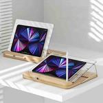 Solid Wood Tablet Painting Stand Adjustable Desktop Stand With Hand Rest(Wood Color)