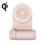 BBC-8 Magnetic Phone Selfie Holder Bluetooth Photo Stabilizer Holder,Spec: Wireless Charging Model(Pink)