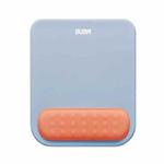 BUBM Wrist Protector Mouse Pad Macaroon Memory Foam Mouse Pad(Blue+Orange Red)