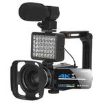 KOMERY  AF2 5600PX 18X Zoom 4K Digital Video Camera With Stabilizers Kit