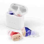 GM-915 Type-C Port CIC Hearing Aids Rechargeable Invisible Sound Amplifier(Red Blue)