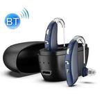 GM-301 Hearing Aid Rechargeable Sound Amplifier,Spec: With Charging Pod Blue+Black