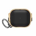 For AirPods Pro Drop-proof Case Split Design Plating Protection Cover(Rose Gold+Black)