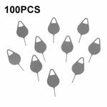 100 PCS Universal Thickened and Hardened Steel Phone Card Removal Pin(Style 1)