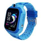 LT37-4G European Version 4G Waterproof Touch Photo Electronic Positioning Children Smart Watch(Blue)