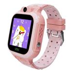 LT37-4G European Version 4G Waterproof Touch Photo Electronic Positioning Children Smart Watch(Pink)